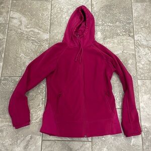 Columbia Women’s Fleece with Hoodie jacket Sz Medium